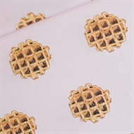 Afbeelding van Waffle - L - Cotton Lawn - Gesluierd Roze