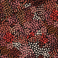 Afbeelding van Blossom Mosaic - S -  Viscose Rayon - Zwart