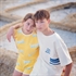 Picture of Beach - L - French Terry - Duizendblad Geel