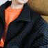 Picture of Matelassé Piqué Tricot - Zwart