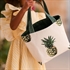 Picture of Pineapples - M - Katoen Canvas Gabardine Twill - Papyrus Crème