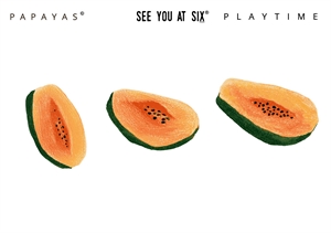 Picture of Papayas - 2.0 - DTF A4 - for DIY
